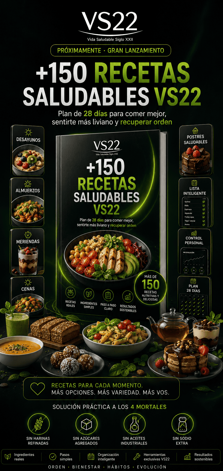 +150 recetas saludables VS22