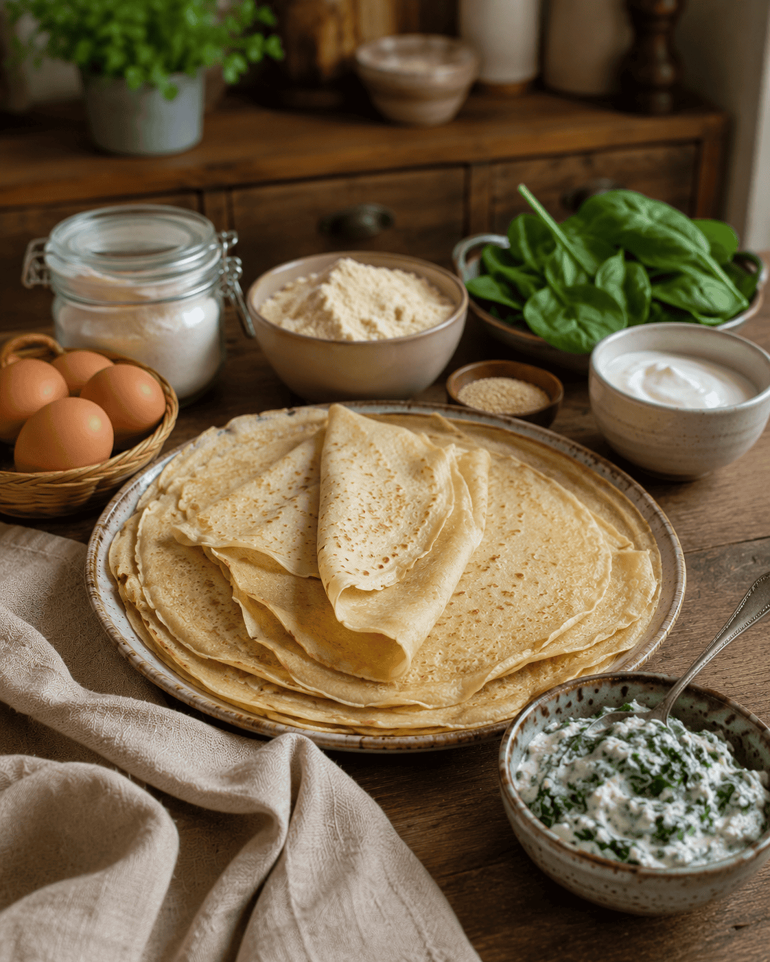 Crepes Neutras VS22 para Canelones y Wraps