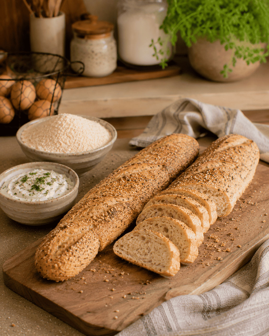 Baguette Crocante VS22 sin Harina Blanca