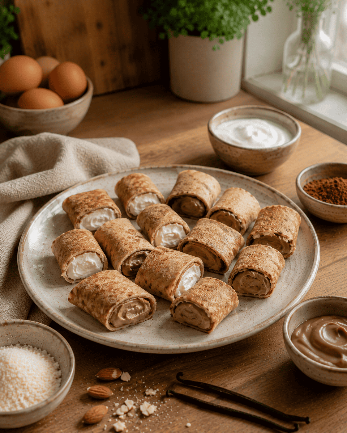 Rollitos Fríos VS22 de Yogur-Vainilla y Cacao