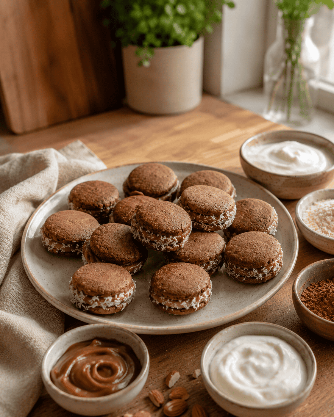Mini Alfajorcitos VS22 de Almendra y Cacao Suave