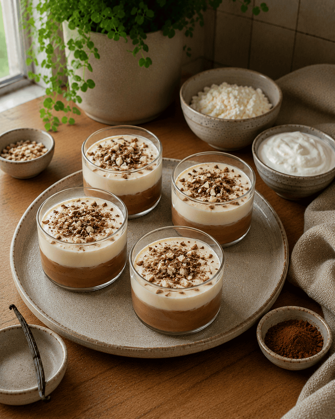 Vasitos Cheesecake VS22 Cacao-Vainilla sin Azúcar Agregada