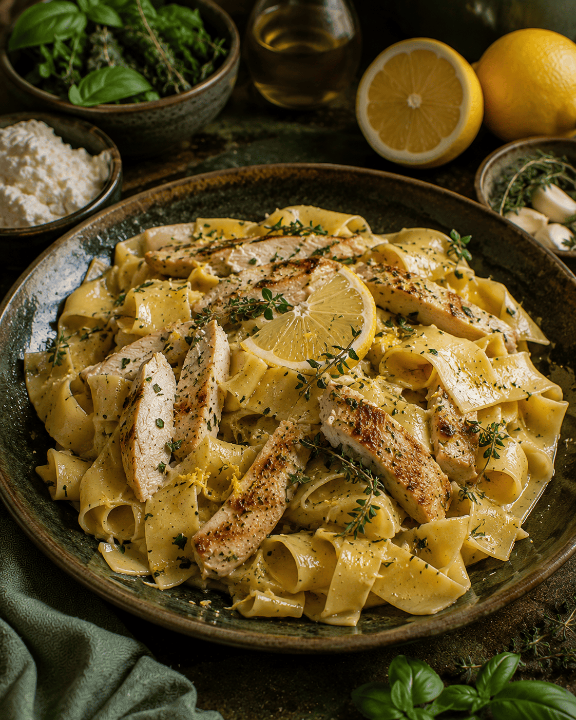 Pappardelle VS22 con Pollo, Limón y Hierbas