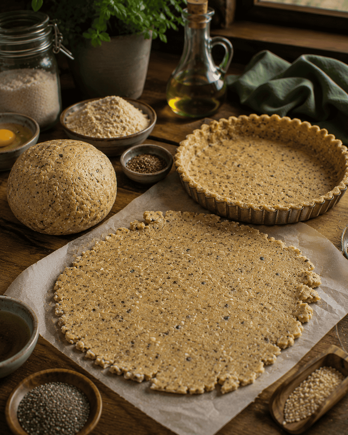 Masa Semillas VS22 Para Tarta Rústica Sin Tapa