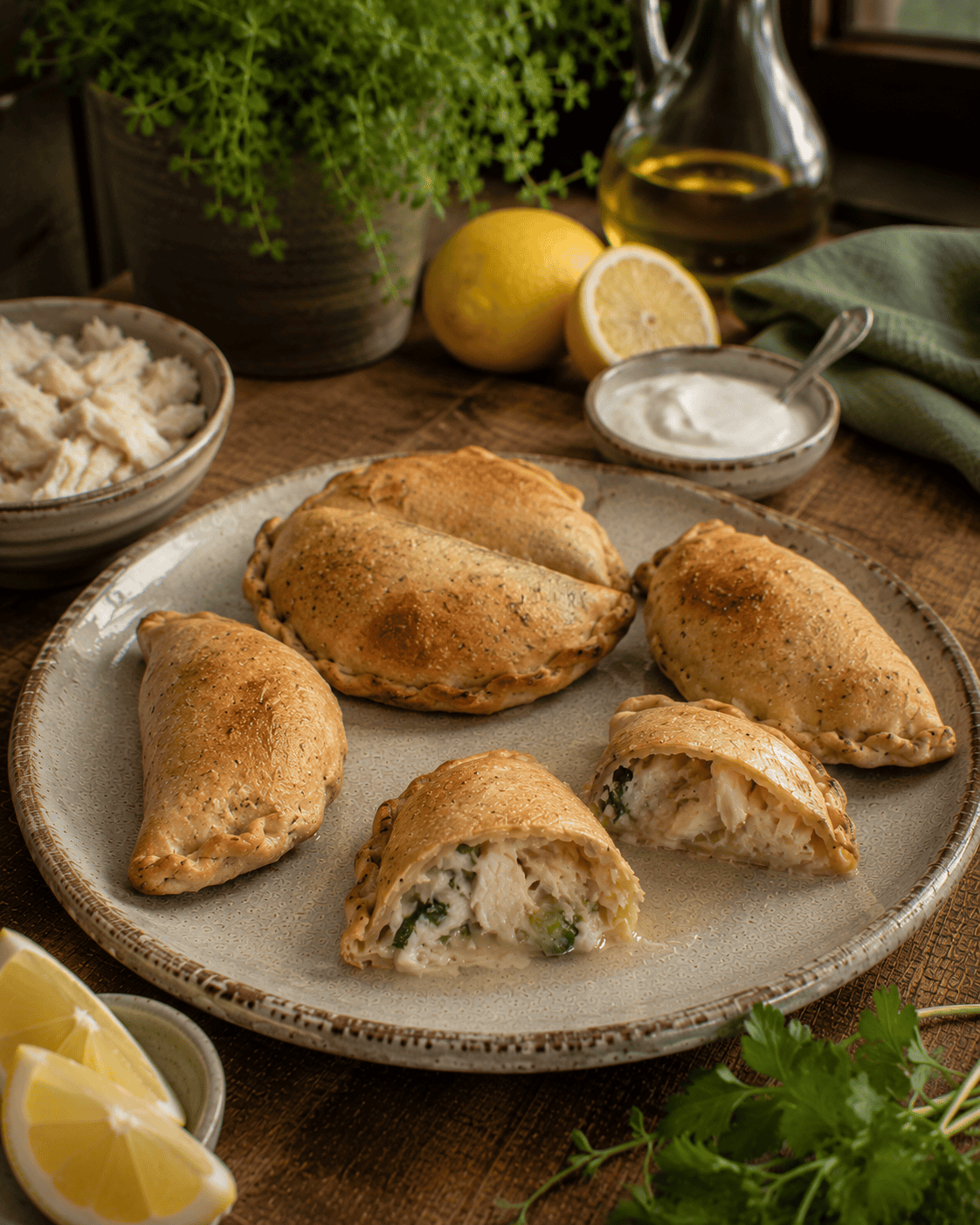 Empanadas VS22 De Merluza, Limón Y Yogur Espeso