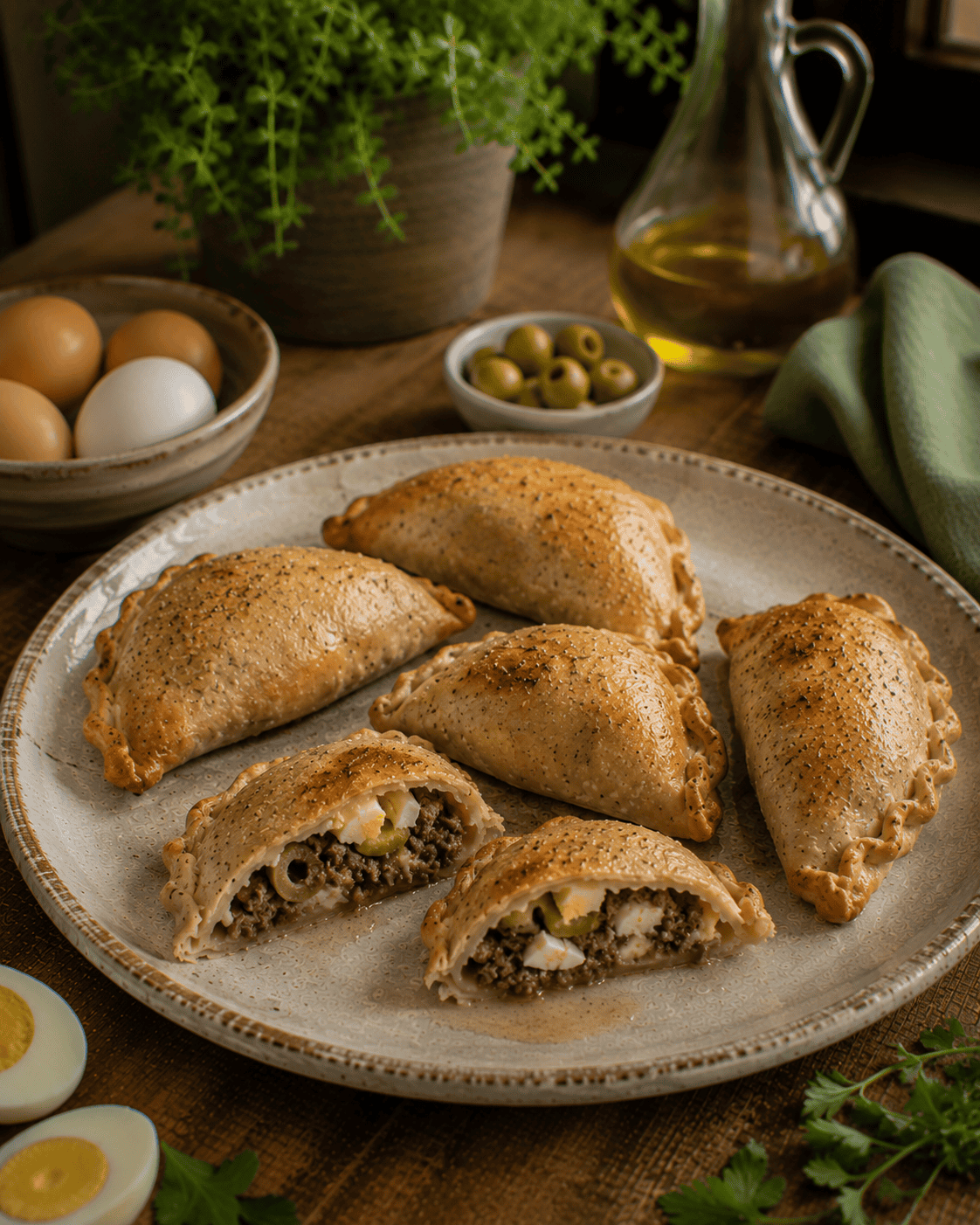 Empanadas VS22 De Carne Picada A La Plancha, Huevo Y Aceituna Medida