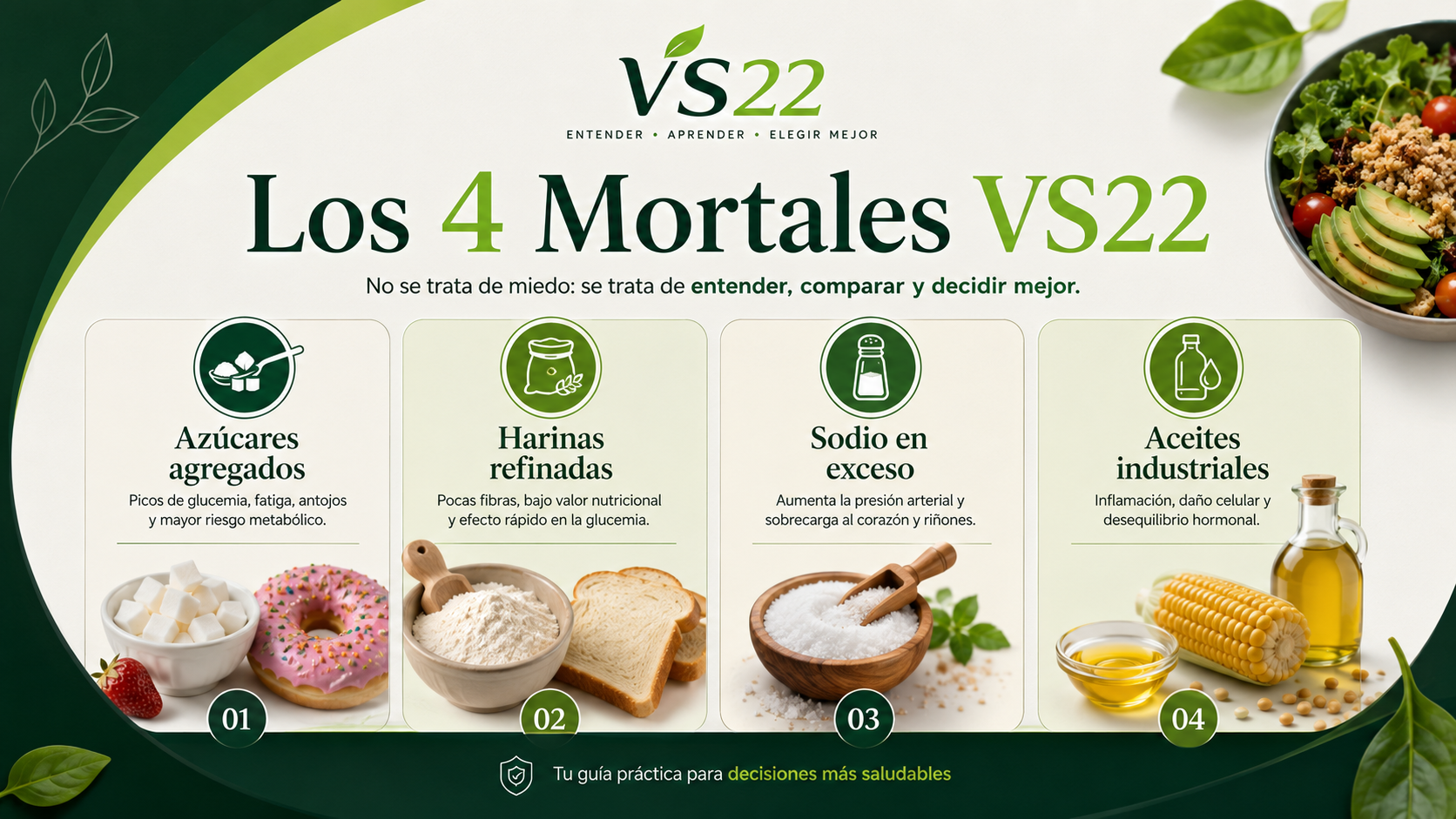 Los cuatro puntos de atención VS22